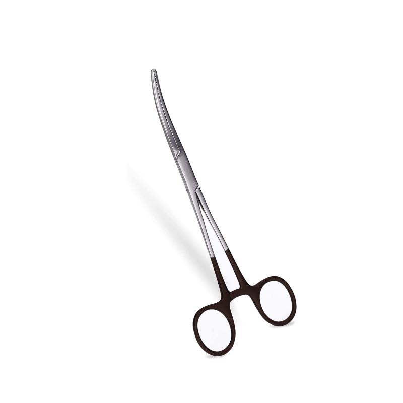 CRAZY SHARK フィッシングプライヤー フォーセップ ルアー 鈎を外し 携帯型 鉗子 釣り針 外しやすい 止血鉗子 釣り道具 ベント型 鉗子 かんし カンシ 手芸用かんし ペット耳の毛抜き用