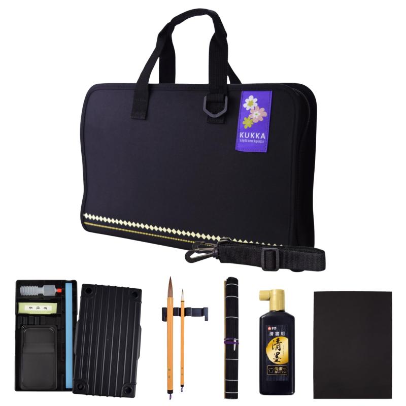 サクラクレパス 書道セット 習字セット お花 小学生 軽量 コンパクト JZ-A3#49