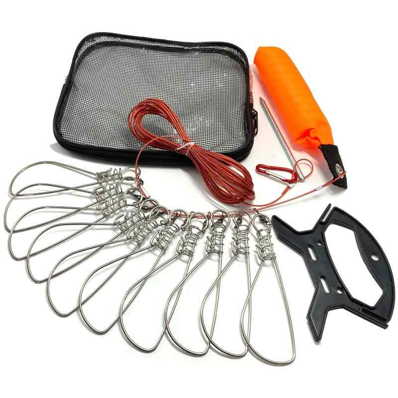 eeldog ストリンガー 釣り フロート付き 選べる 10m 10本 5m 5本 ケース入り セット