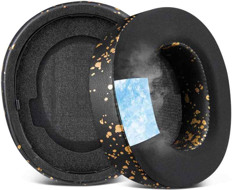 イヤーパッド イヤークッション for Steelseries tis Nova Pro Wireless/tis Nova Elite ヘッドホン 用 交換パッド スティールシリーズ 用ヘッドセット クッション 高密度フォーム プロテインレ