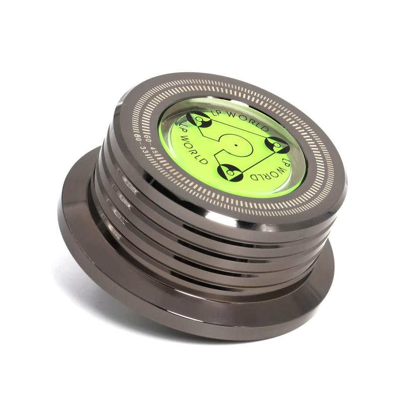 KozyOne レコードスタビライザー 高精度 安定性 ターンテーブル重量スタビライザー アルミニウム合金レコード重量クランプ 振動軽減 LPレコードアクセサリー 多くの レコードプレーヤーに適