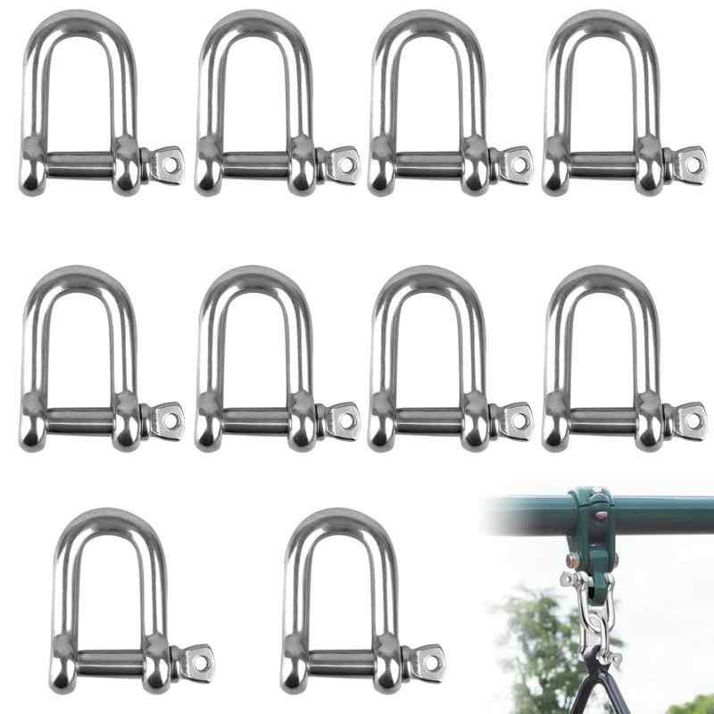 D型シャックル 10個セット M5 ステン�
