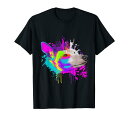 スプラッシュアート ウィペット 犬 飼い主 ギフト アイデア犬 Tシャツ