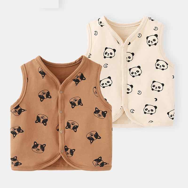 ベビー 男の子 女の子 ニット 開衫 馬甲 綿 素材 トップス ベビー服 長袖 ボタン 開き カーディガン 風 軽量 柔らかい 肌触り 日常使い 室内着 オールシーズン 秋冬 春秋 ユニセックス 80-100cm 対応 かわいい 動物 プリント かき あ