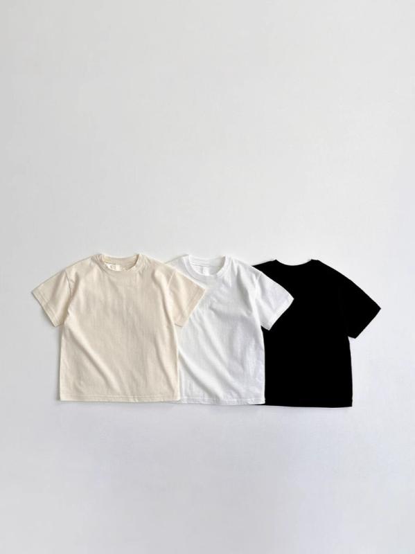 キッズ Tシャツ 短袖 男の子 女の子 夏 綿 精梳棉 吸湿排汗 柔軟 丸首 ゆったり 純...