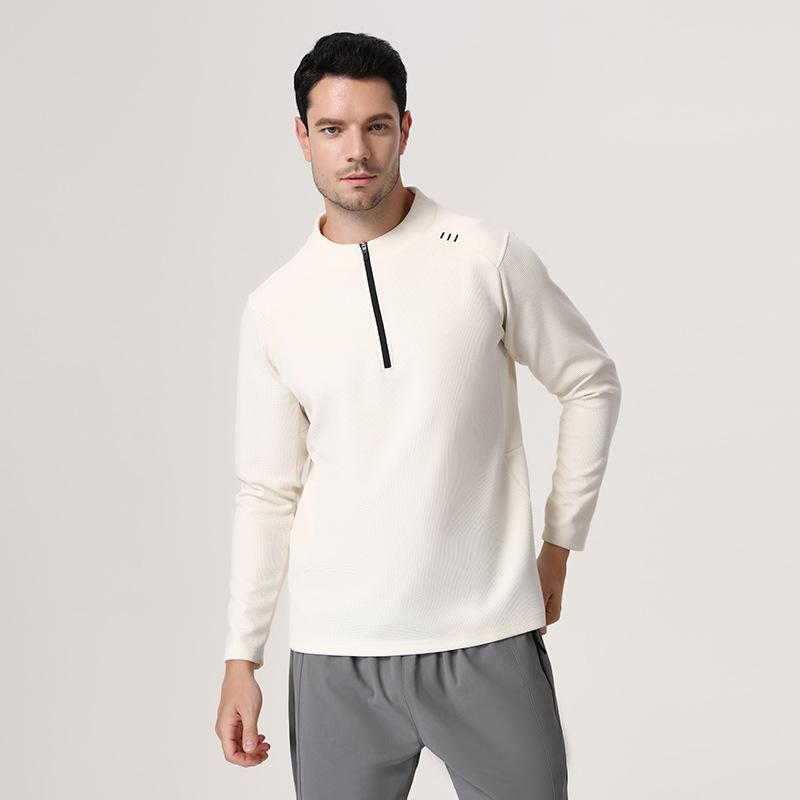 Tシャツ メンズ 男性用 長袖 スポーツウェア アウトドア 速乾性 トレーニング ランニング ウェア サイクリング ウェア カジュアル 秋冬 アイボリー グレー ブラック