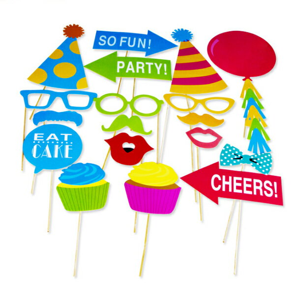 フォトプロップスセット PHOTO PROPSウッドスティック付き