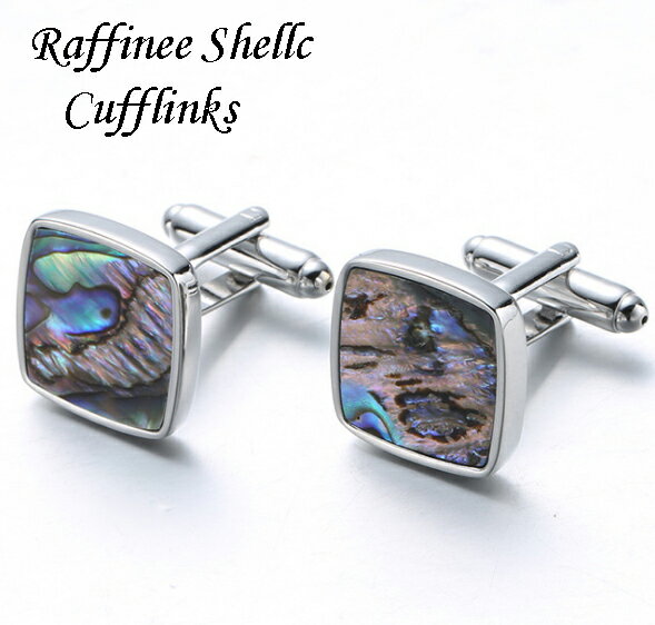 Raffinee Shellcカフスボタン ラフィネ天然貝カフスリンクス カフリンクス
