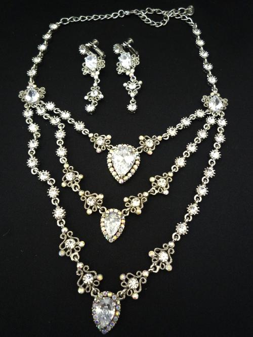 乐天商城 - 【送料無料】ネックレス＆イヤリングセットb