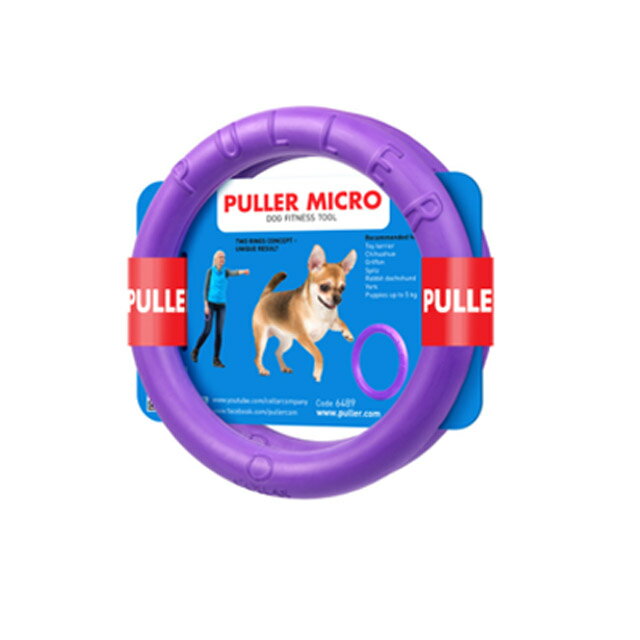 PULLER MICRO プラーマイクロ 極小サイズ☆プラーはドーナッツ型のドッグトレーニング玩具★犬のおもちゃ【普通郵便 土日祝配達なし/出荷後3～6日前後で配達予定】MP1Y2U