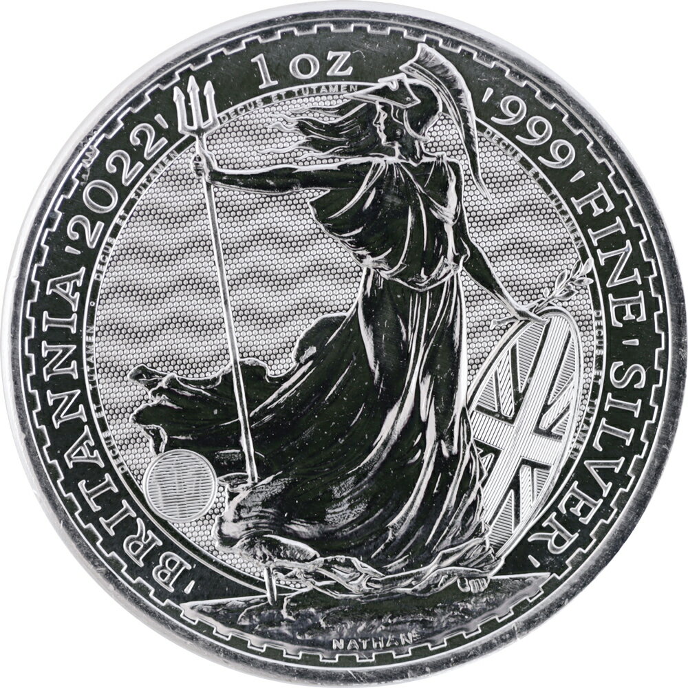 イギリス 2022 ブリタニア純銀銀貨 999silver 38.61mm 31.1g 新品未使用 保証書付