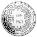 BTC 純銀 1 oz ビットコイン Bitcoin 999