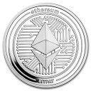 ETH 純銀 1 oz イーサリアム Ethereum 999silver 39.3mm 31.1g 新品未使用