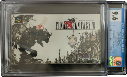CGC 9.6 CIB ファイナルファンタジーVI SFC 未使用 レトロゲーム グレーディング CGC 9.6 CIB ファイナルファンタジーVI SFC 未使用 レトロゲーム グレーディング