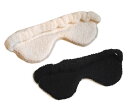カシウエア Kashwere アイマスク Eye Mask クリームモルト、ブラック
