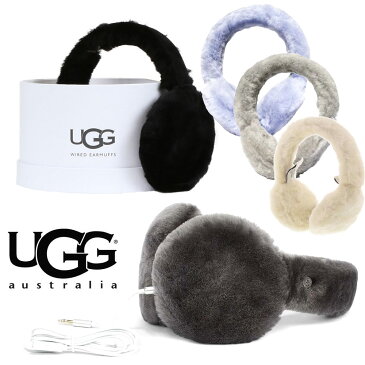 UGG（アグ）ムートンヘッドフォン耳あて/エクスポーズ シープスキン イヤーマフ/BOX付き/EXPOSED SHEEPSKIN TECH EARMUFF【あす楽対応_関東】