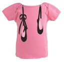 【0〜2才サイズ】トランペット Tシャツ Trumpette バレエシューズ柄 だまし絵 ベビー TEE BALLERINA バレエコア 子供服 キッズ