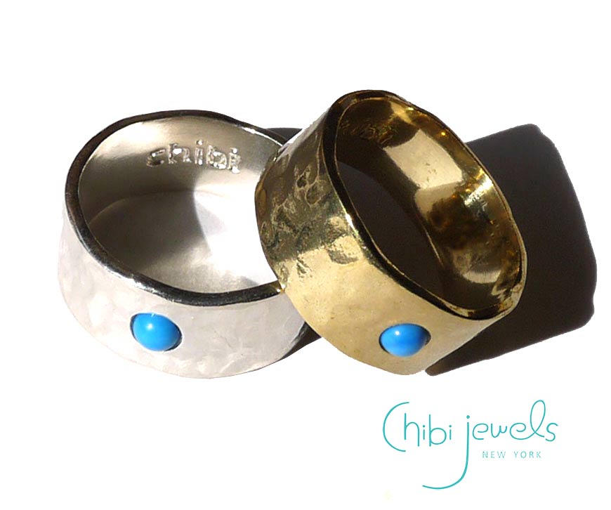 Chibi Jewelsʥӥ奨륺˥/Turquoise Band Ring/R117ڤб_