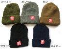 【正規販売店】トラックブランド Truck Brand ニットキャップ ニット帽子 ブラック、アーミー、タン、ネイビー、グレー