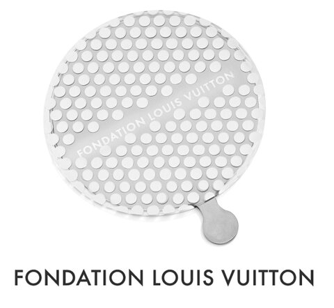 パリ限定！LOUIS VUITTON/ルイヴィトン美術館/ポケットミラー/手鏡/FONDATION LOUIS VUITTON【正規品】【あす楽対応_関東】02P28Sep16【楽ギフ_包装】【あす楽_土曜営業】