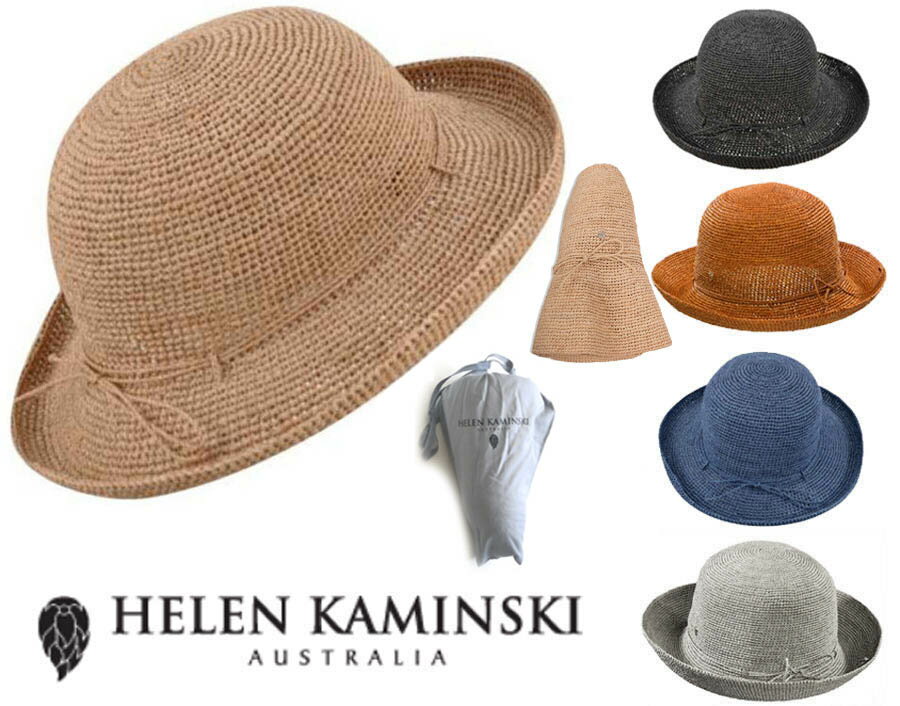 【収納袋付】ヘレンカミンスキー(Helen Kaminski)PROVENCE8 プロバンス8 ラフィアハット 帽子 ストローハット 持ち運びに便利なロゴ入り布バッグ付き UVカットハット 折りたためる帽子【正規品】【あす楽対応_関東】02P28Sep16【楽ギフ_包装】【あす楽_土曜営業】
