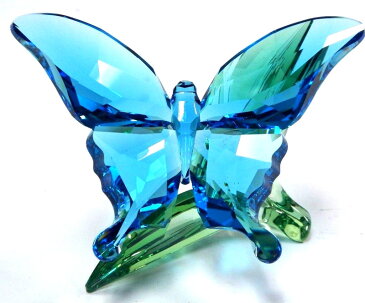 スワロフスキー(SWAROVSKI)バタフライと葉/蝶のクリスタルオブジェ/Butterfly On Leaves/スワロフスキー社製置物【正規品】【あす楽対応_関東】02P28Sep16【楽ギフ_包装】【あす楽_土曜営業】【送料無料】