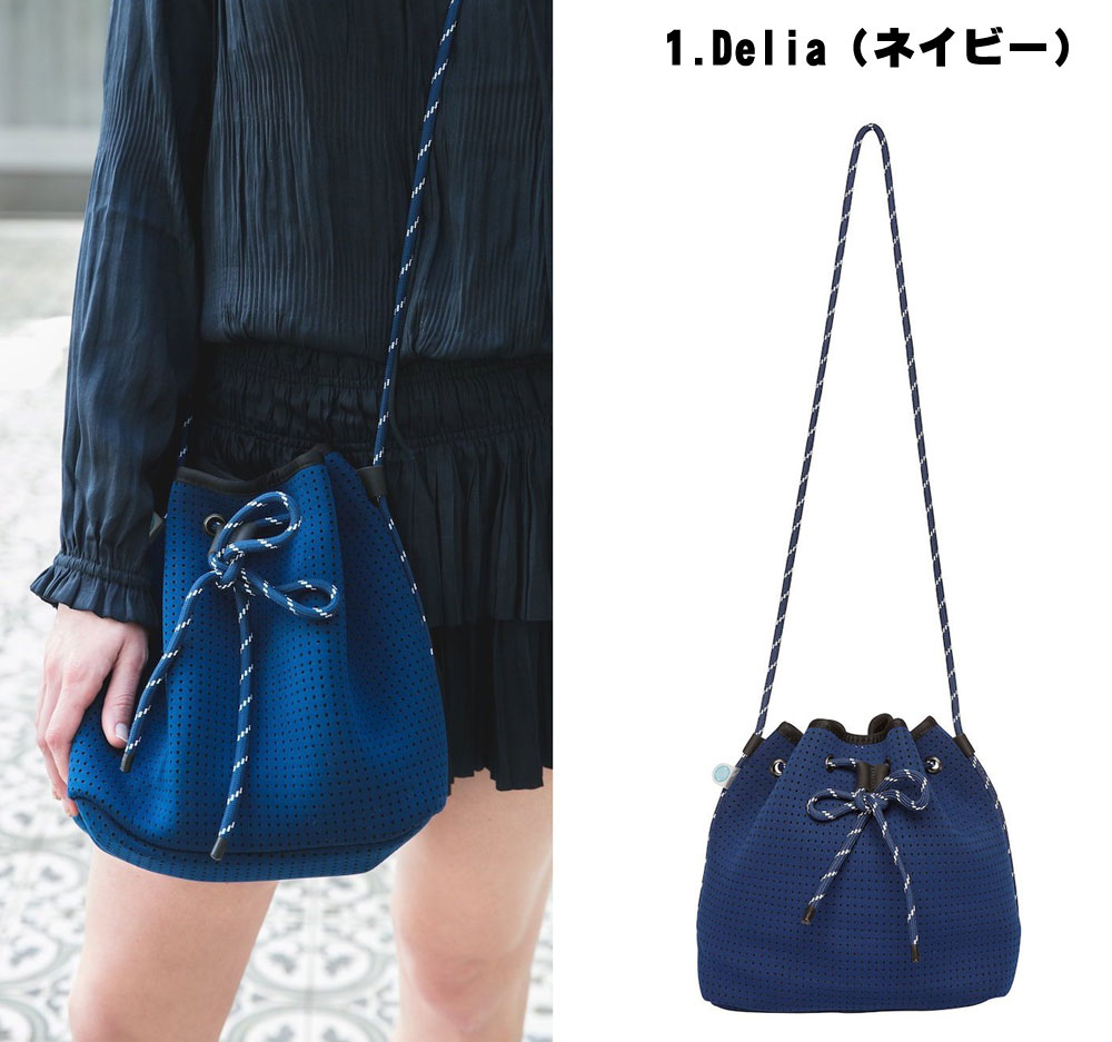 Chuchka(チャチュカ)ネオプレンショルダーバッグ ミニポーチ付き/Neoprene Bucket Bag/バケットバッグ/ビーチバッグ【あす楽対応_関東】