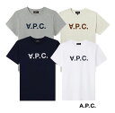 A.P.C.(アーペーセー) ロゴTシャツ メンズ 半袖クルーネック フロッキープリント【あす楽対応_関東】