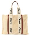 クロエ CHLOE ムートンバッグ シープスキンバッグ 「Woody」ウッディ ラージトートバッグ シアリング&シャイニーカーフスキン製 リボン付き mild ...