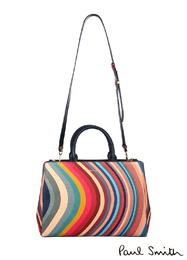 ݡ륹ߥ(PAUL SMITH)2WayǥХå Swirl/ޥ顼/դϥɥХå/ܳץ쥶ڤб_