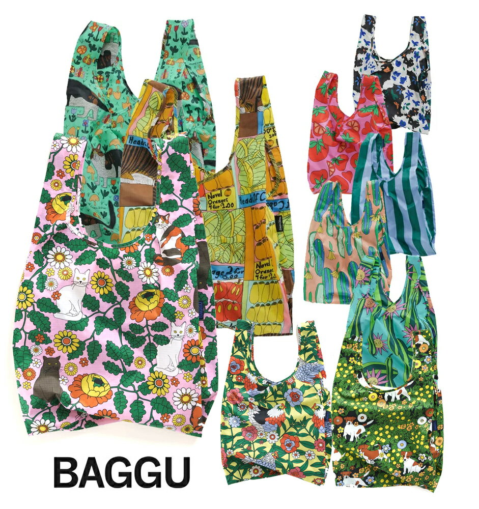 バグゥ エコバッグ 【柄タイプ】BAGGU(バグゥ)エコバッグ/スタンダードバグー/STANDARD BAGGU/ナイロントートバッグ/レジバッグ【あす楽対応_関東】