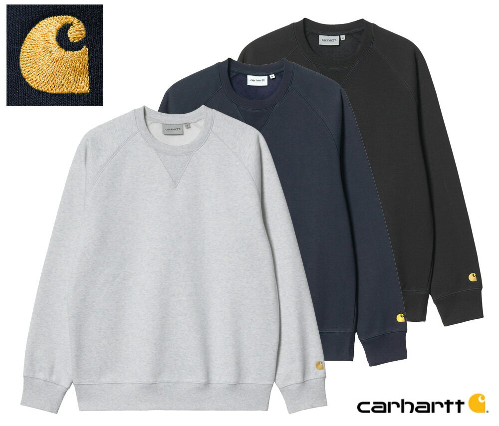 カーハート(Carhartt WIP)スウェットトレーナー チェイススエット メンズ クルーネック 裏起毛 Chase Sweat Regular I026383【あす楽対応_関東】