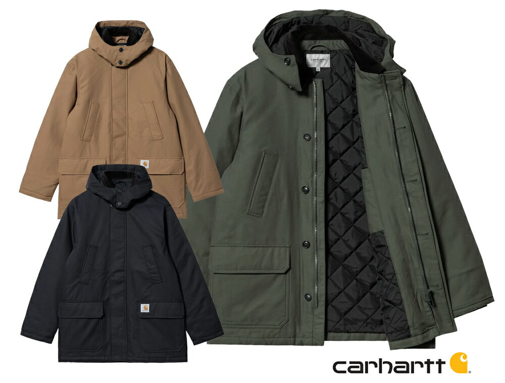 カーハート(Carhartt WIP)撥水加工アウタージャケット コート リグビーパーカー ブルゾン メンズ ナイロンキルティング Rigby Parka I030831【あす楽対応_関東】