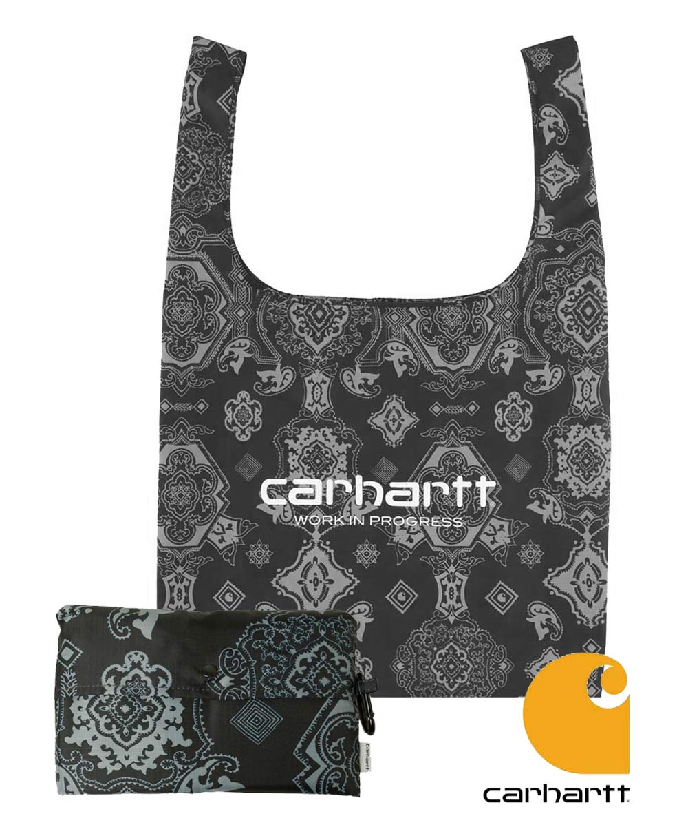 カーハート(Carhartt Wip) エコバッグ レジバッグ ショッピングバッグ Verse Shopping Bag バース I031033 大容量トートバッグ カラビナ付き