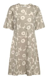 マリメッコ マリメッコ（marimekko）ウニッコ柄ワンピース/Tiiril Unikko dress cotton jersey/ベージュ【あす楽対応_関東】