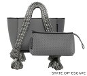 State of Escape(ステイトオブエスケープ)Eclipse bag エクリプス バッグ トートバッグ ミニサイズネオプレンバッグ スチールグレー【あす楽対応_関東】