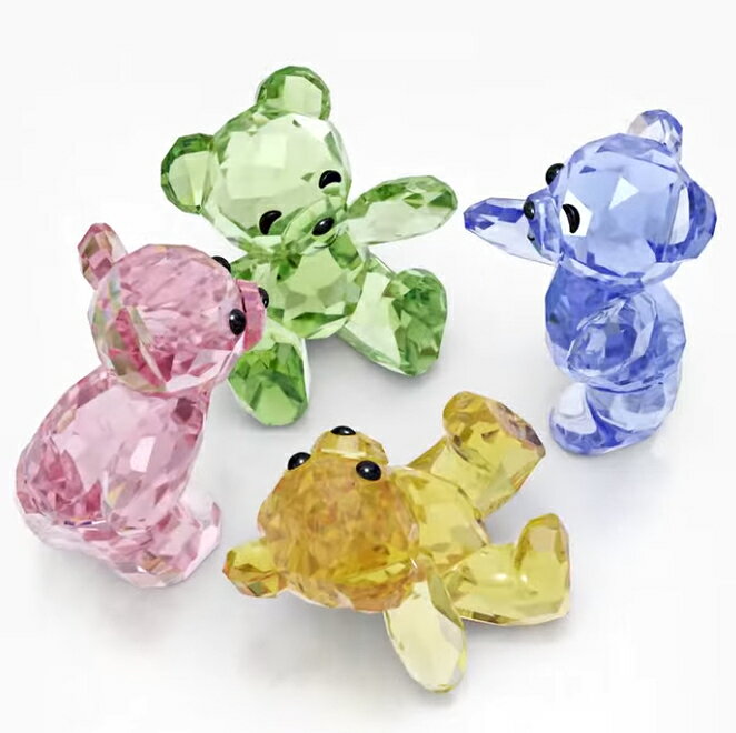 スワロフスキー SWAROVSKI クリスベア30周年記念限定4体セット Krisベア 30th Anni...