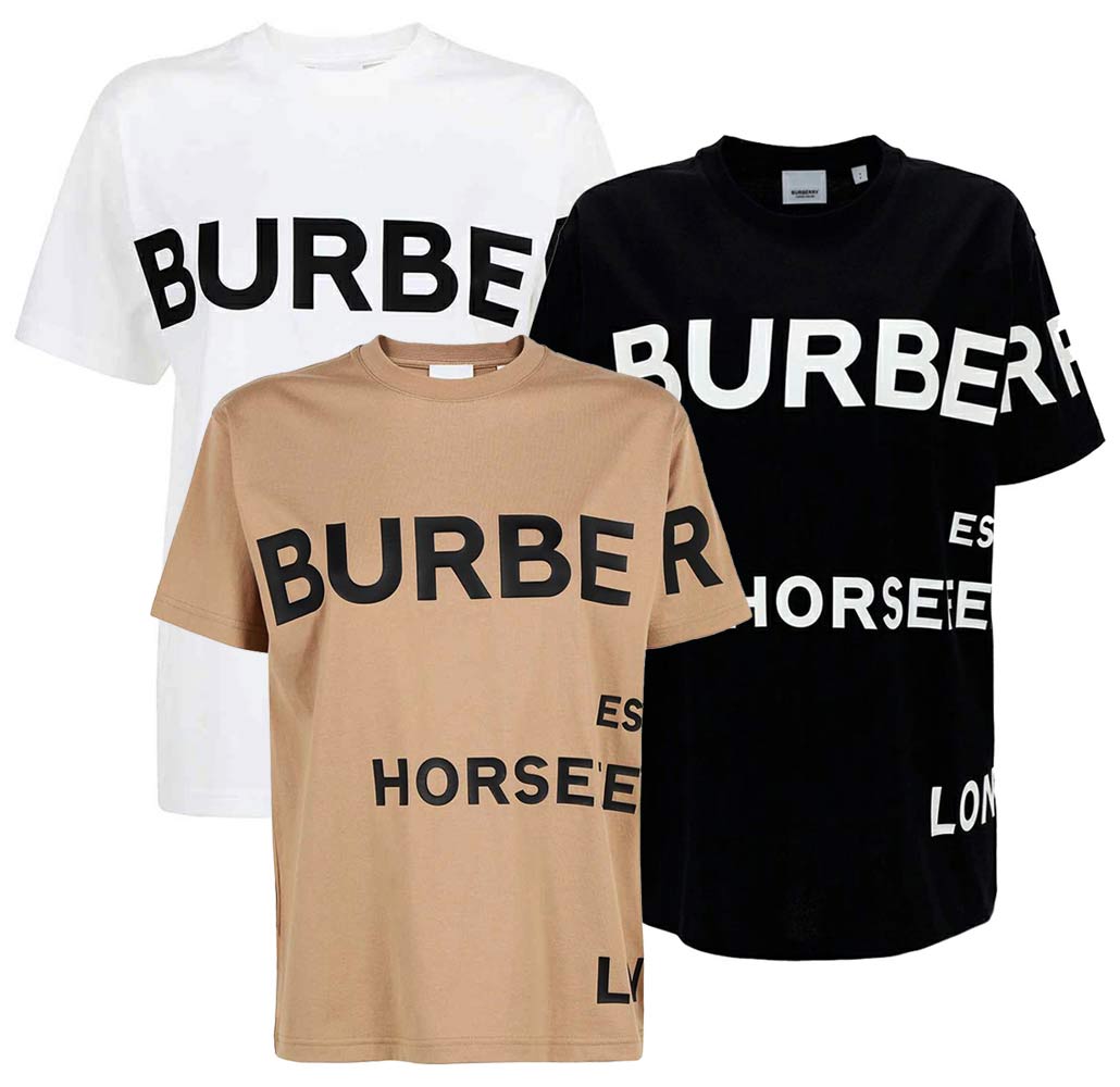 バーバリー (BURBERRY)ロゴTシャツ レディース クルーネックTシャツ HARLFORD オーバーサイズTシャツ 8040764 8048748 8048927【あす楽対応_関東】