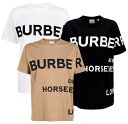 バーバリー Tシャツ メンズ バーバリー (BURBERRY)ロゴTシャツ レディース クルーネックTシャツ HARLFORD オーバーサイズTシャツ 8040764 8048748 8048927【あす楽対応_関東】