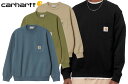 カーハート(Carhartt WIP)スウェットトレーナー ポケット付きスエット メンズ クルーネック ポケット付き Pocket Sweatshirt I030903