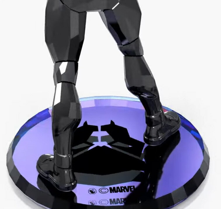 スワロフスキー SWAROVSKI マーベル ブラックパンサー Marvel Black Panther クリスタルオブジェ フィギュア スワロフスキー社製　置物 5645683