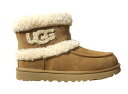 UGG（アグ） ムートンブーツ ウルトラ ミニ アグ フラッフ ロゴ ULTRA MINI UGG FLUFF/1145410 レディース ショートブーツ