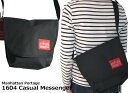 マンハッタンポーテージ Manhattan Portage 1604 ショルダーバッグ メッセンジャーバッグ 斜め掛けバッグ メンズ レディース ブラック Casual Messenger Bag