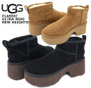 UGG アグ ムートンブーツ クラシック ウルトラミニ ニューハイツ 厚底 ショートブーツ Classic Ultra Mini New Heights 115...