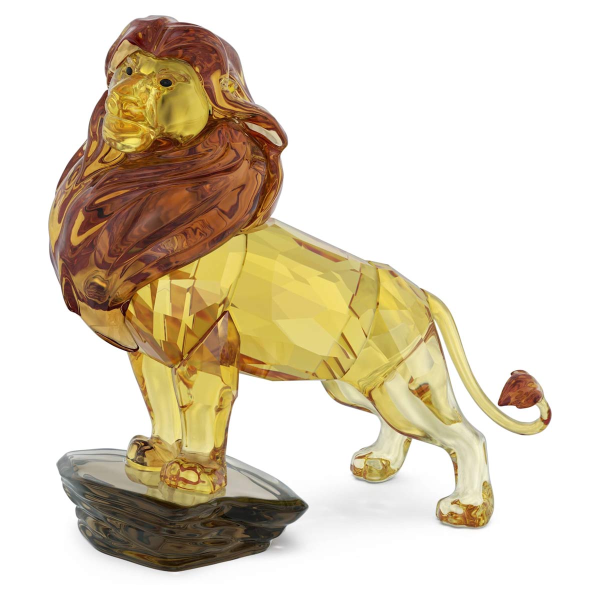 スワロフスキー SWAROVSKI ライオンキング ムファサ The Lion King Mufasa クリスタルオブジェ フィギュア ディズニーコラボ スワロフスキー社製 置物 5680764【Disneyzone】 [2]