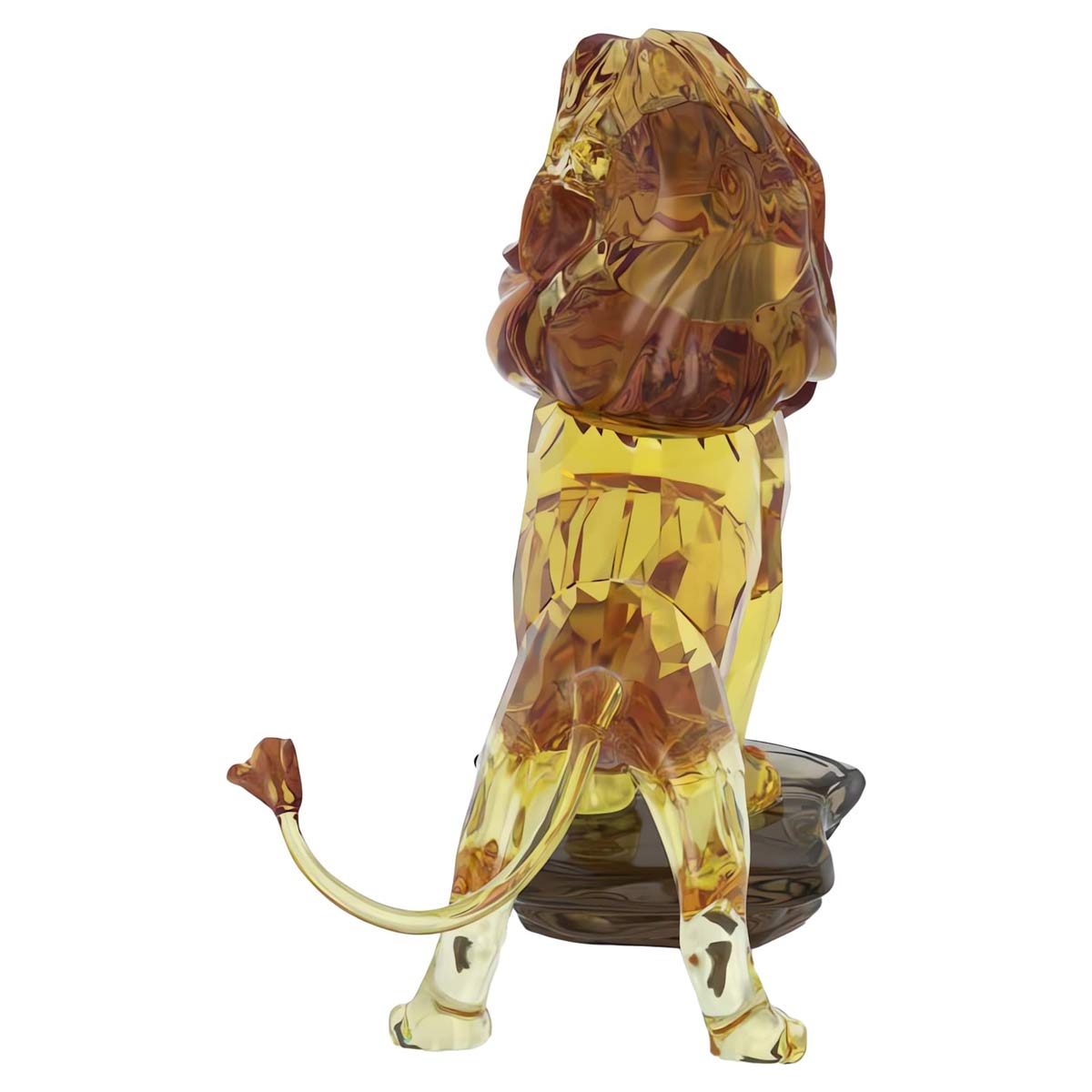 スワロフスキー SWAROVSKI ライオンキング ムファサ The Lion King Mufasa クリスタルオブジェ フィギュア ディズニーコラボ スワロフスキー社製 置物 5680764【Disneyzone】 [3]