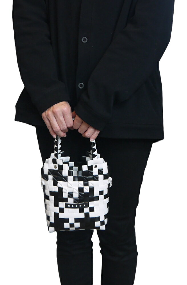マルニ MARNI かごバッグ ダイヤモンドバスケット マイクロサイズ ピクニックバッ...