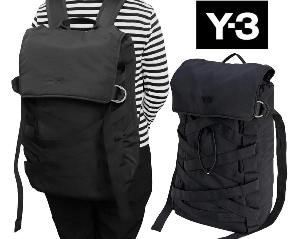 【2025年秋冬入荷】Y-3 ワイスリー バックパック CINCH BACKPACK シンチ リュックサック メンズ JV9722 ヨウジヤマモト