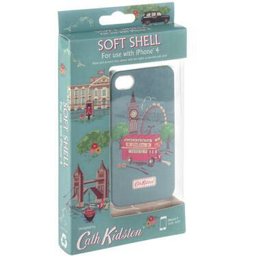 キャスキッドソン(Cath Kidston)iPhone4用ケース/アイフォン4ケース(ロンドン柄)【あす楽対応_関東】【YDKG-m】 ※※こちらの商品はiPhone4専用ケースです※※