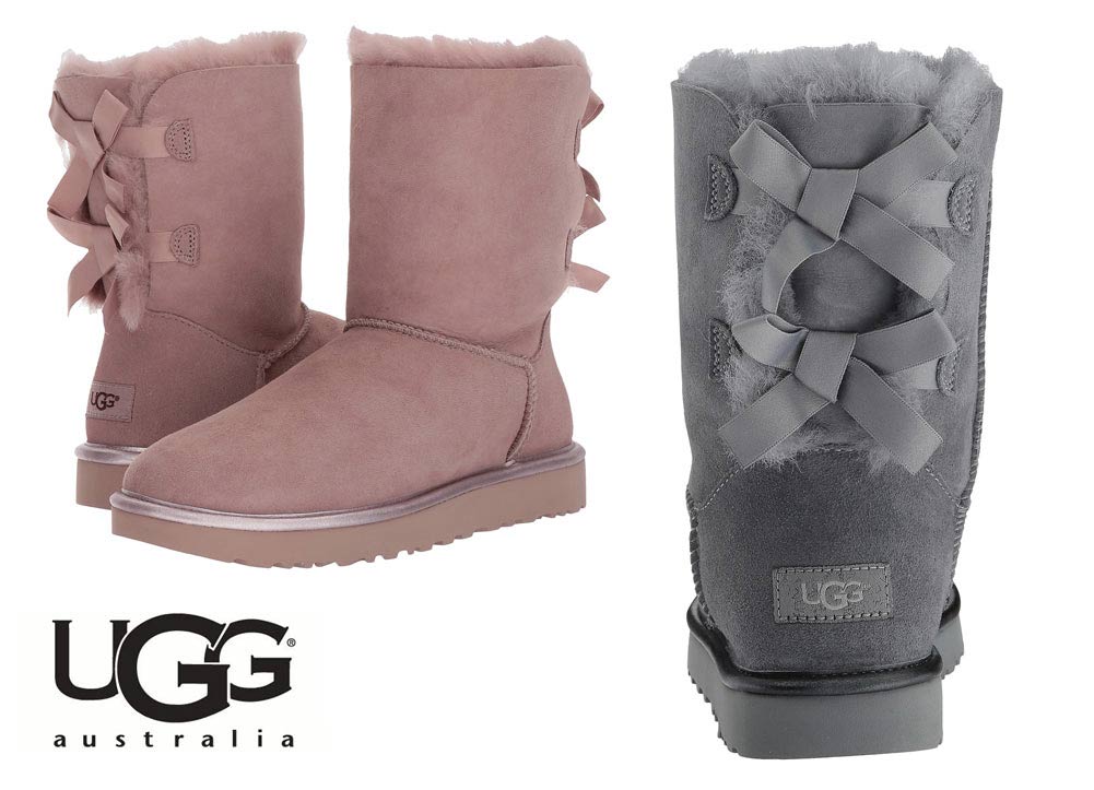 【撥水仕様】UGG（アグ）Bailey Bow II Metallic ムートンブーツ/レディースベイリーボウ2メタリック/リボン付きシープスキンブーツ【あす楽対応_関東】